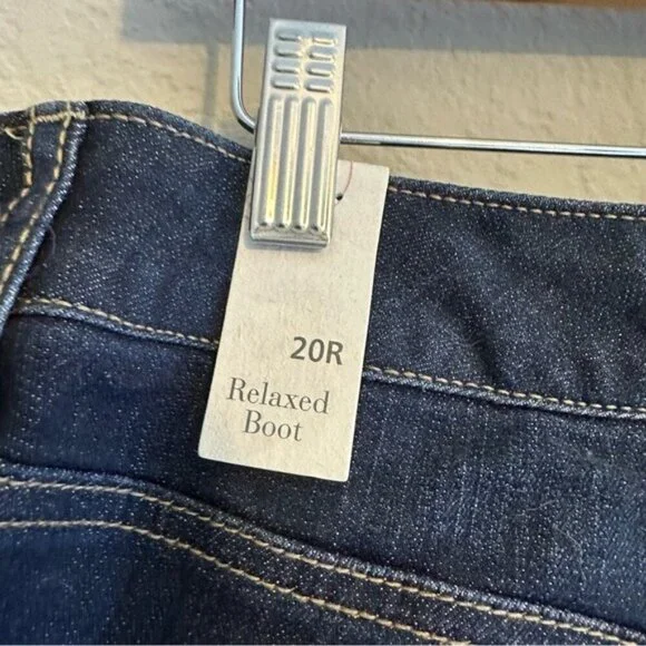 Torrid Luxe Slim Boot Jeans 20R NWT Dark Wash Stretch Denim Curve Love Fit - Picture 10 of 11